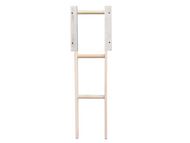 41.5" Ash Three Rung Ladder with Two Holders
