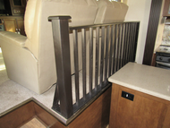 Angled Maple Railing with Return