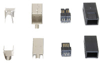 1394b 9 Pin FireWire Connector Plug-kit (Shell)