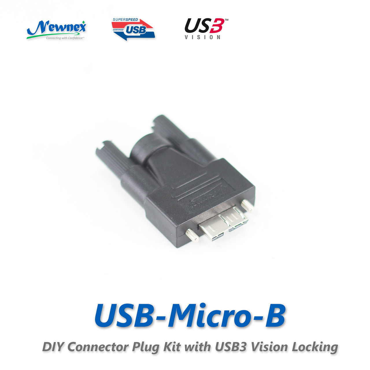 NTC | USB 3.0 Micro B Locking Connector DIY Plug Kit