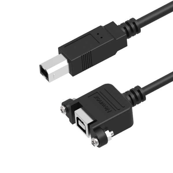 NTC | USB B Female Panel Mount to B Male Cable