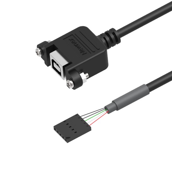 NTC | USB 2.0 B Female Panel Mount to Motherbard 5 Pin