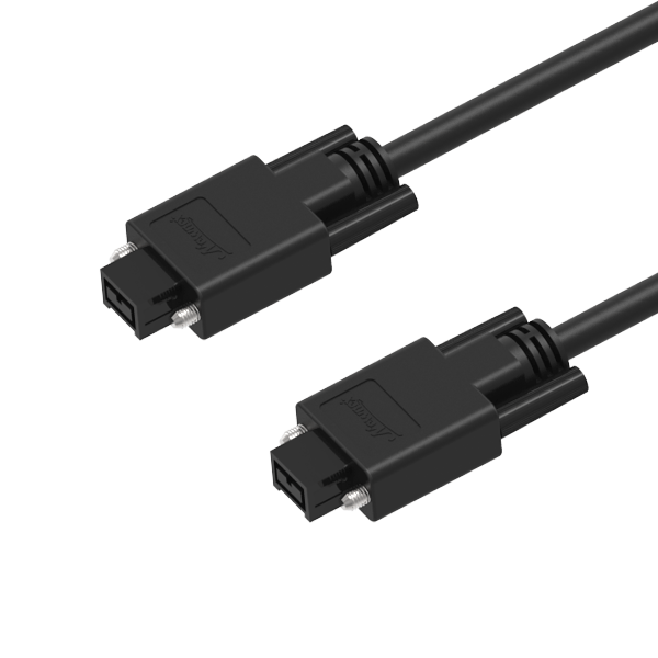NTC | FireWire 800, 9 Pin Male to 9 Pin Male, both with Screw Locking Cable