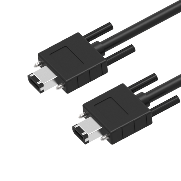 NTC | FireWire 400, 6 Pin Male to 6 Pin Male, both with Screw Locking Cable