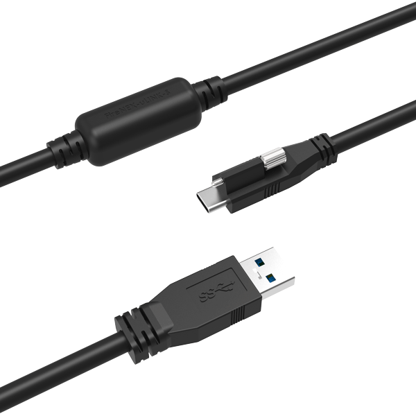 NTC | USB 3.1 Active Cable A/M to C/M with Single Screw Locking Cables