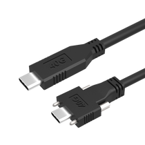 USB 40Gbps C/M to C/M, Dual Locking, 1m