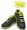 Yellow Shoe Lace Straps