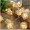 white rose fairy light battery Power pack wedding table room decoration