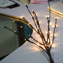 LED Branch Stem Stick Bundle Lights warm White Battery Powered