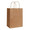 Retail Kraft Brown Paper Bags Twist Handle Gusset Marke