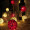 Red White Ball Party Lights Battery Powered