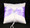 White Silk Purple Sach Wedding Ring Bearer Pillow