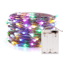 Copper Wire 10 metre RGB MICRO LED 100 Bulb light battery power