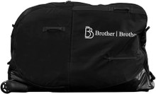 BROTHER BROTHER Bike Travel Bag with Bike Foam Stand, Safe Bike Cases for Travel, Shipping, Transport, Fits Most Cross Country, All Mountain, and Triathlon Bikes (Black)