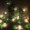 Green and White  Ball Rattan Fairy Lights