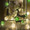 Green and White  Ball Rattan Fairy Lights