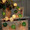 Green and White  Ball Rattan Fairy Lights