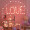 Pink white rose fairy light