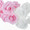 Pink white rose fairy light