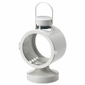 White metal lantern lamp