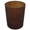Brown Frosted Glass Tealight Candle Holder