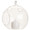 15cm clear hanging ball candle holder
