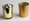 gold glass tealight candle holder cup jar