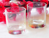 Large Clear Glass Tealight Candle Holder -9cm High - Tumbler Size