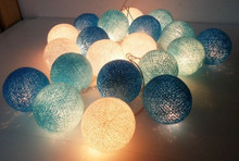 Blue Ball LED Fairy String Lights
