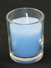 Blue Wax Candle - Boy Birthday Christening Memorial