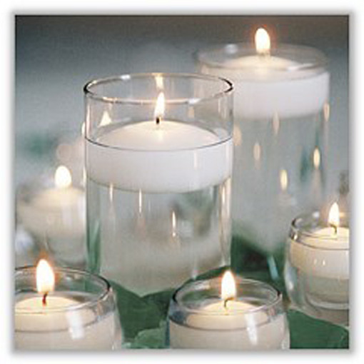 XGNG 2 Boxes 20PCS Unscented Floating Candles, Floating Pool Candles, Round Burning Candles For Wedding Party Swimming Pool Bathtub Dinner Party