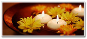 8cm Ivory Wax Floating Candles