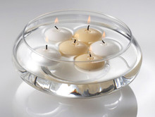 4cm white wax floating candle