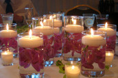 Ivory Wax Floating Candles