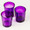 Purple Violet Lavender Glass Holder