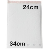 10 Piece Pack - 340x240mm LARGE Bubble Padded Bag Post Courier Mailing Mail Envelope