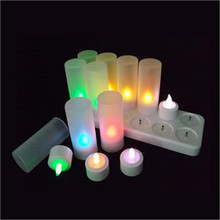Rechargeable LED Battery Tealight Candles