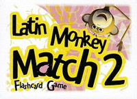 Latin Monkey Match 2 Flashcard Game