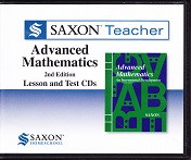 Saxon Teacher for Advanced Math, 2d ed., CD-ROM Set