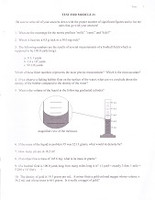 Apologia Exploring Creation with Chemistry, 2d ed., Tests