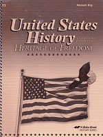 United States History 11: Heritage of Freedom, Answer Key