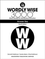Wordly Wise 3000 Book 10, Answer Key, 4th ed.