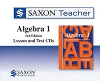 Saxon Teacher Algebra 1, 3d ed., 5 CDRom Set