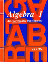 Saxon Algebra 1, 3d ed., Homeschool Packet