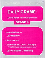 Daily Grams, Grade 4, Teacher Edition