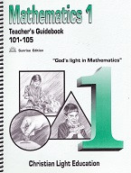 Mathematics 1 LightUnit 2 Vol. Teacher, Sunrise Ed. Set