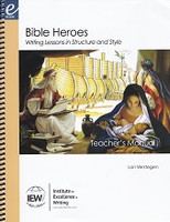 Bible Heroes Writing Lessons, e-book Teacher Manual