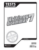 Writing & Grammar 7, 3d ed., Test Key