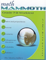 Math Mammoth Grade 7 Worktext 7B, Tests & Key Set