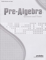 Pre-Algebra 8, Quizzes & Tests & Key Set